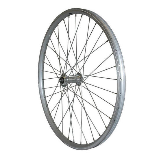 Roue de vélo VTT avant aluminium double paroi moyeu aluminium blocage Velox