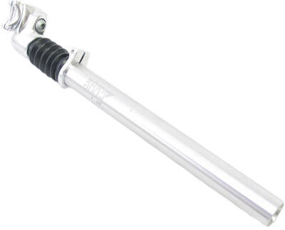 Reggisella ammortizzato Post Moderne 25.4 mm alluminio. 300 mm. argento