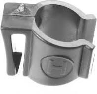 Jasbeschermer clip 20mm grijs