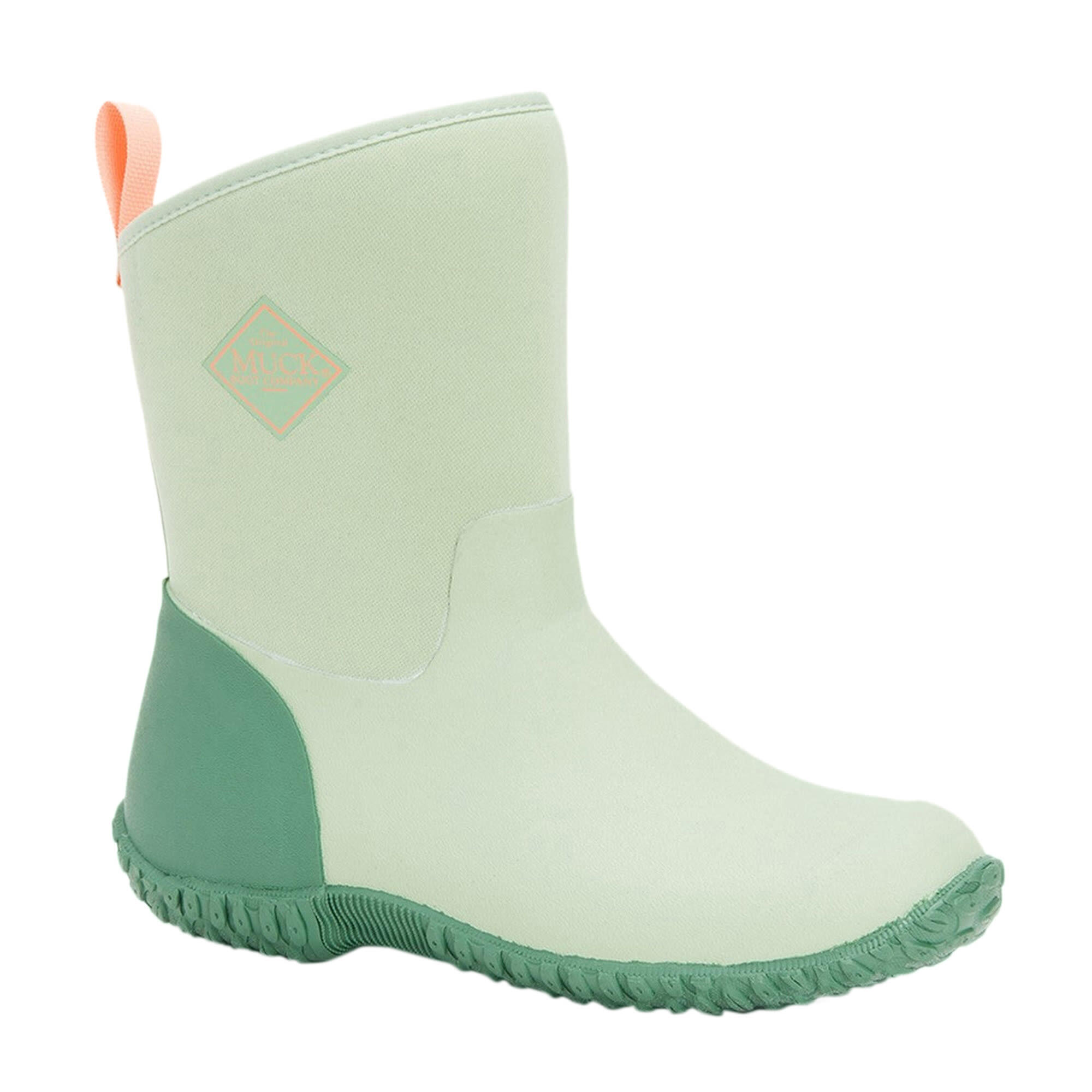 Womens/Ladies Muckster II Short Wellington Boots (Resida Green) 4/4