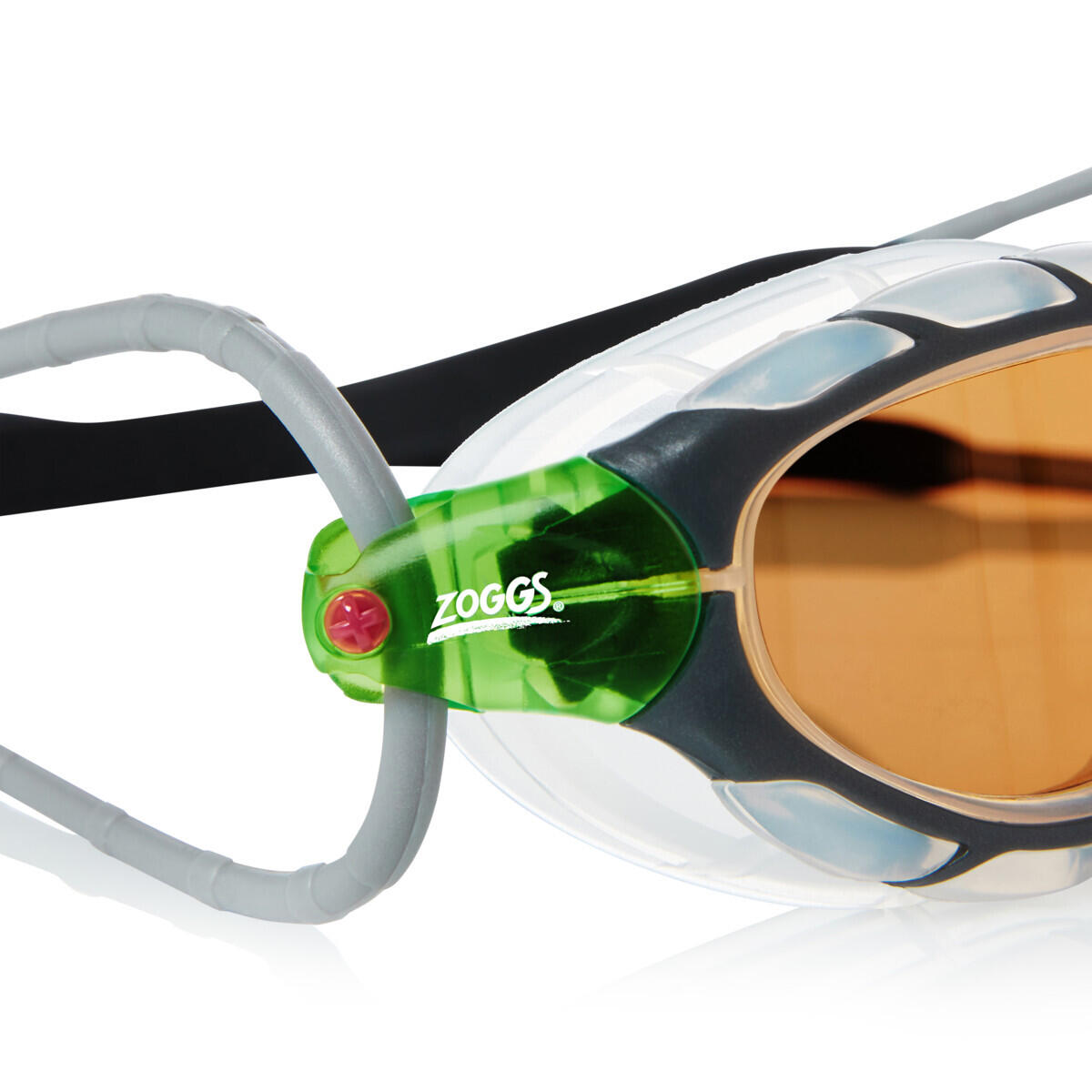 Gafas de natación Predator Polarized Ultra Regular Grey Orange ZOGGS 4/5
