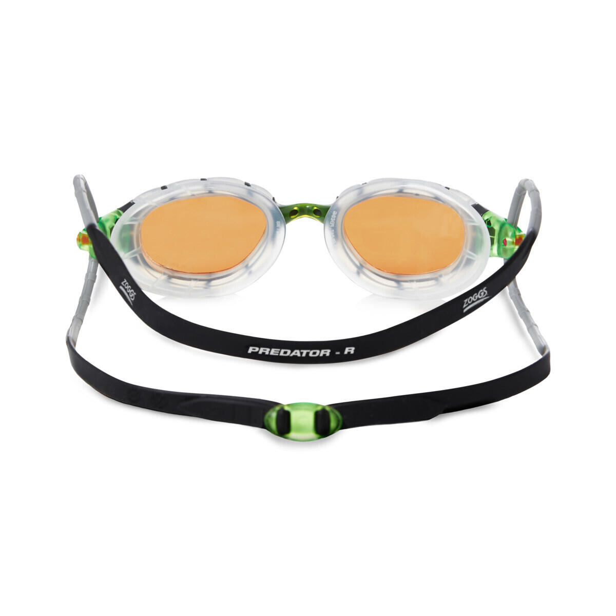 Gafas de natación Predator Polarized Ultra Regular Grey Orange ZOGGS 2/5