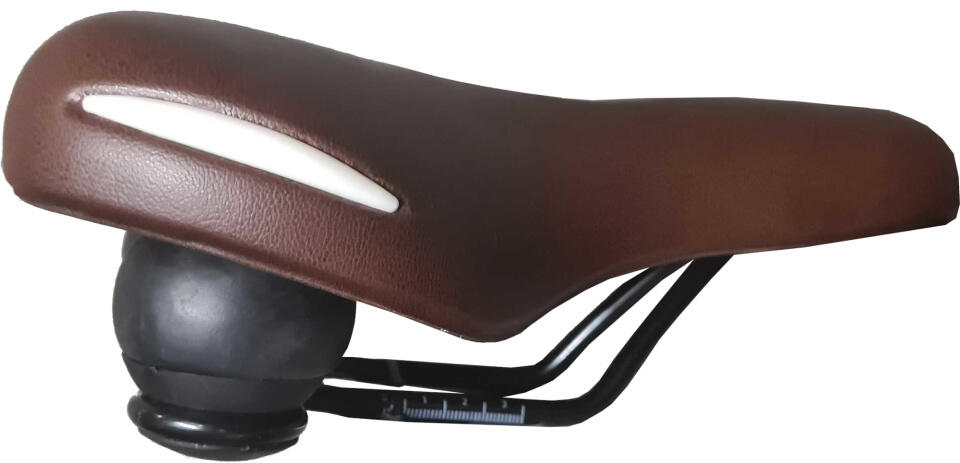 Comfortabel Unisex Fietszadel in Bruin 2/5