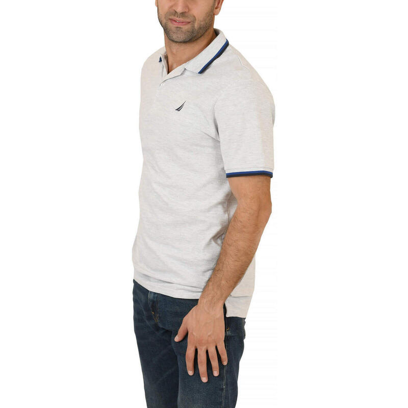 Camiseta Nautica Platte Polo, Gris, Hombre