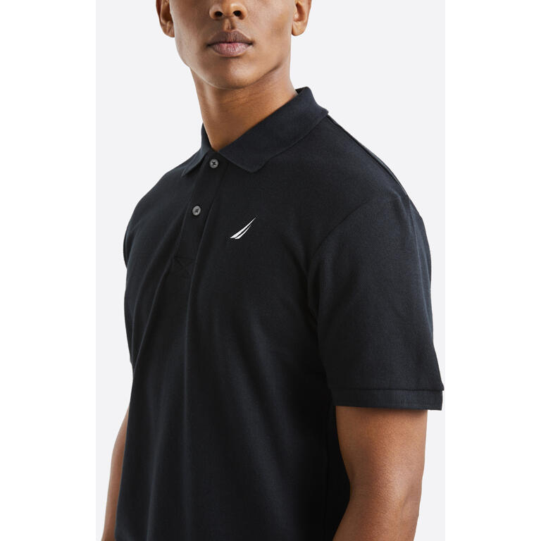 Camiseta Nautica Calder Polo, Negro, Hombre