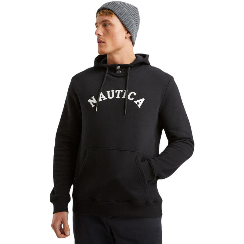 Sudadera Nautica Ellis OH Hoody, Negro, Hombre