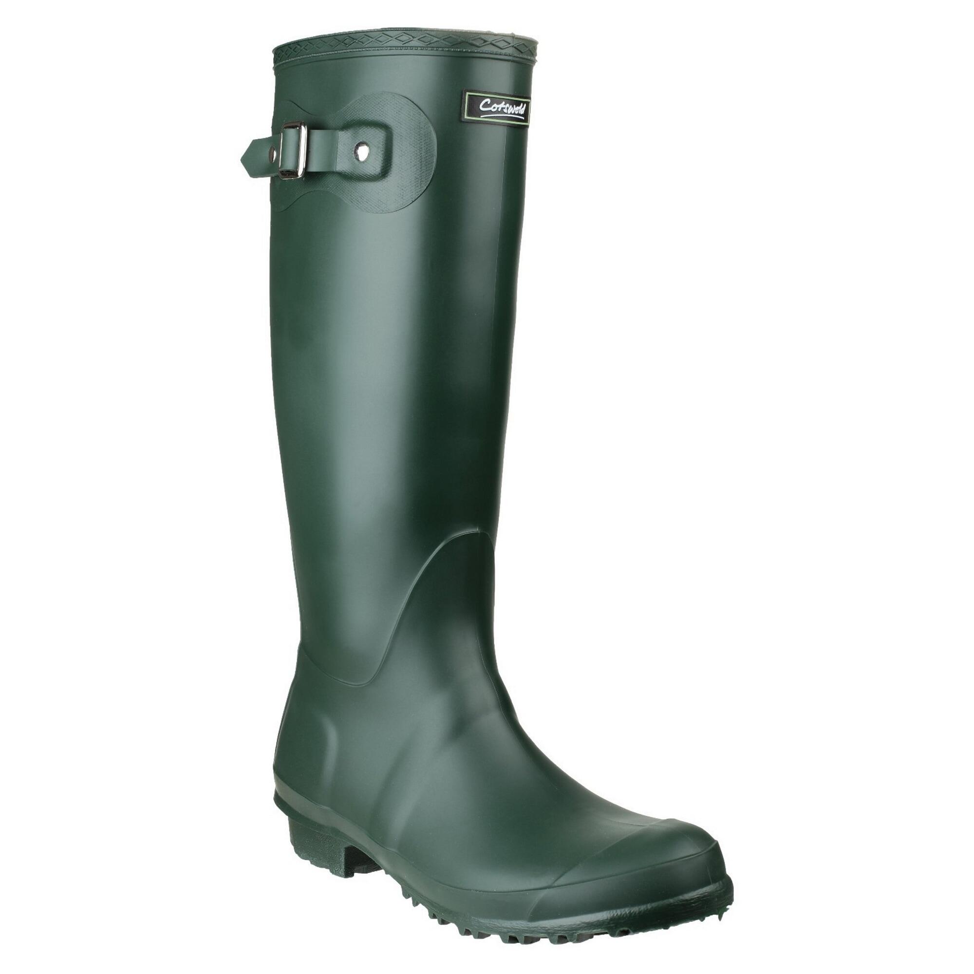 Sandringham BuckleUp Womens Wellington Boots (Green) 4/5