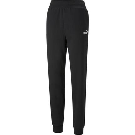 Pantalon Puma ESS Embroidery High-Waist Pants FL, Noir, Femmes
