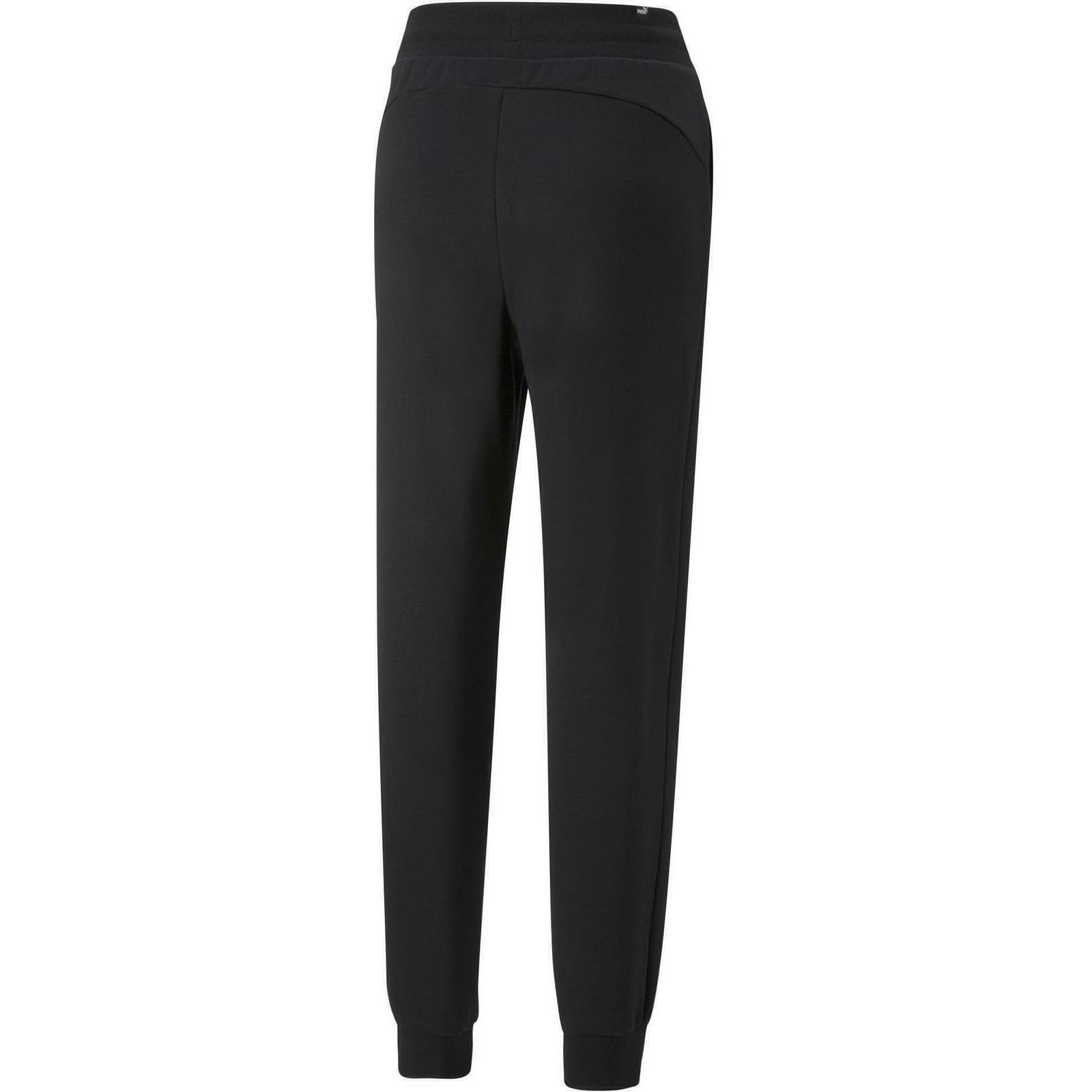 Broek Puma ESS Embroidery High-Waist Pants FL, Zwart, Dames 2/5