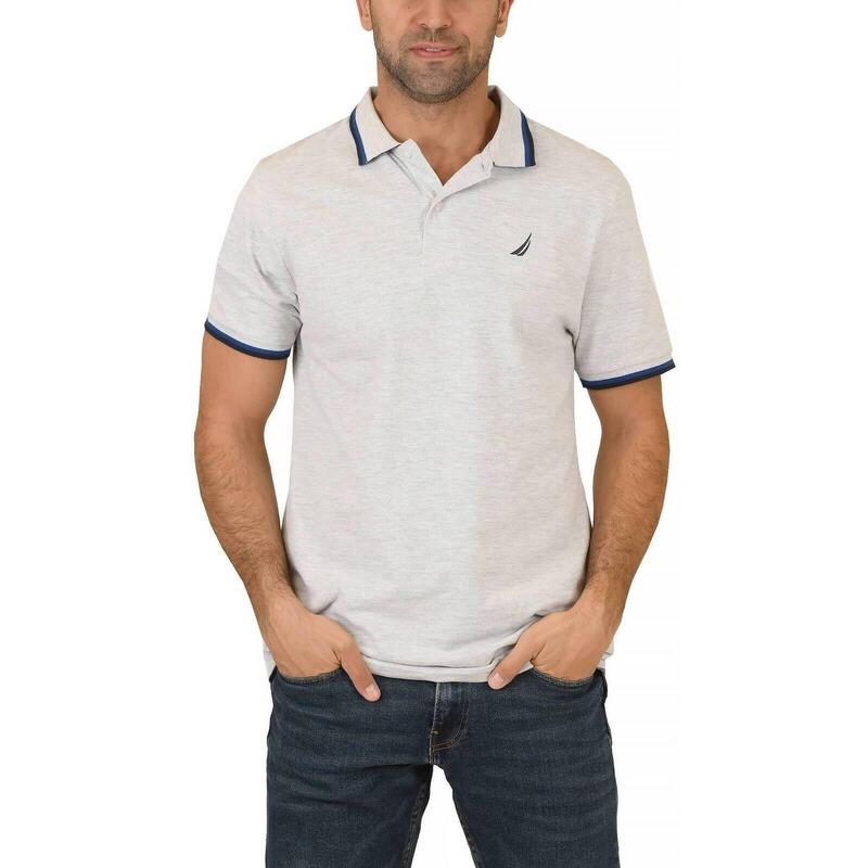 Tricou barbati Nautica Platte Polo, Gri