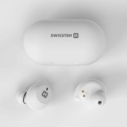 Auriculares bluetooth STONEBUDS branco  SWISSTEN 5/6