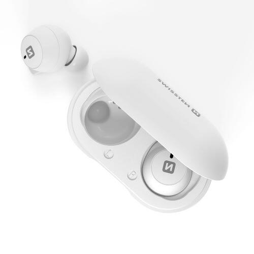 Auriculares bluetooth STONEBUDS branco  SWISSTEN 3/6
