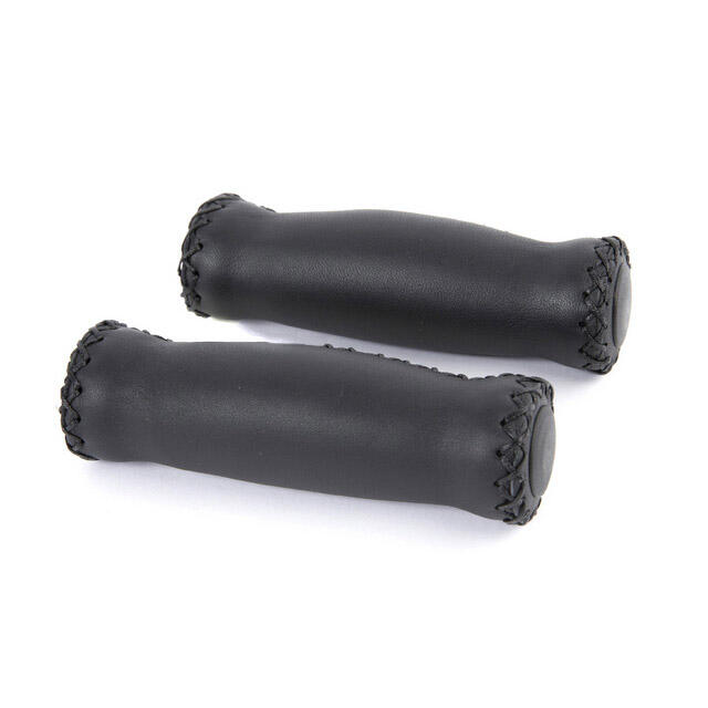 Grips Cuir 127Mm Noir (Paire)