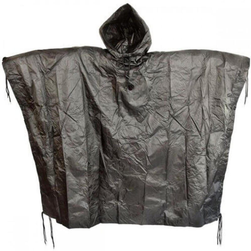 Poncho Ripstop Taille Unique - Noir