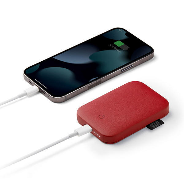 Powebank Lexon MagSafe Softpower Magbank vermelho 4/5