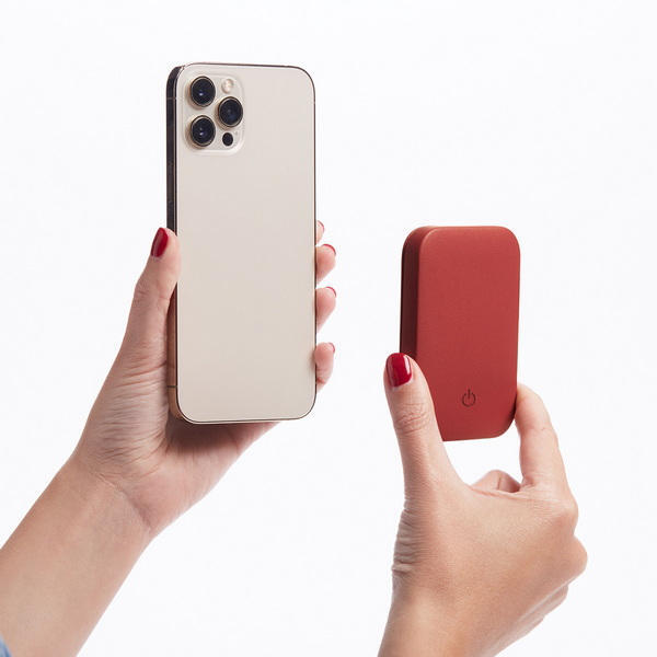 Powebank Lexon MagSafe Softpower Magbank vermelho 5/5