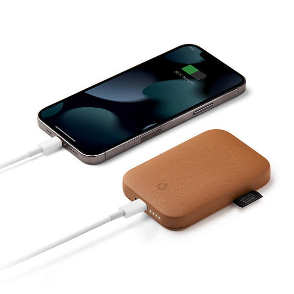 Powebank Lexon MagSafe Softpower Magbank camel 4/5