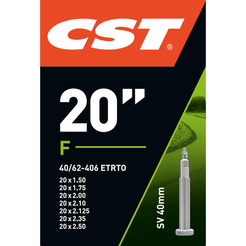CST binnenband 20 x 1.50 / 2.50 (40/62-406) FV40 mm zwart