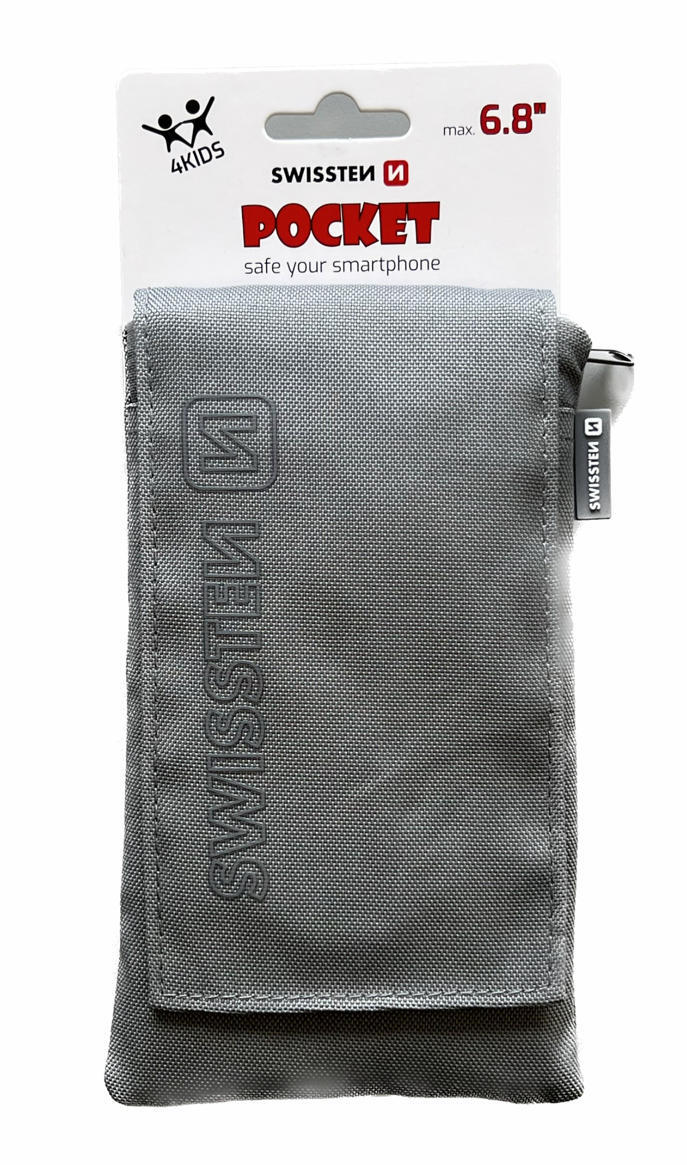 Bolsa Swissten Pocket 6.8" cinzento 3/5