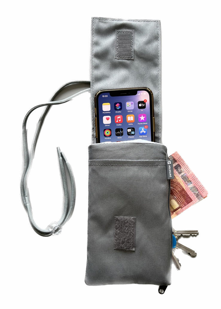 Bolsa Swissten Pocket 6.8" cinzento 2/5