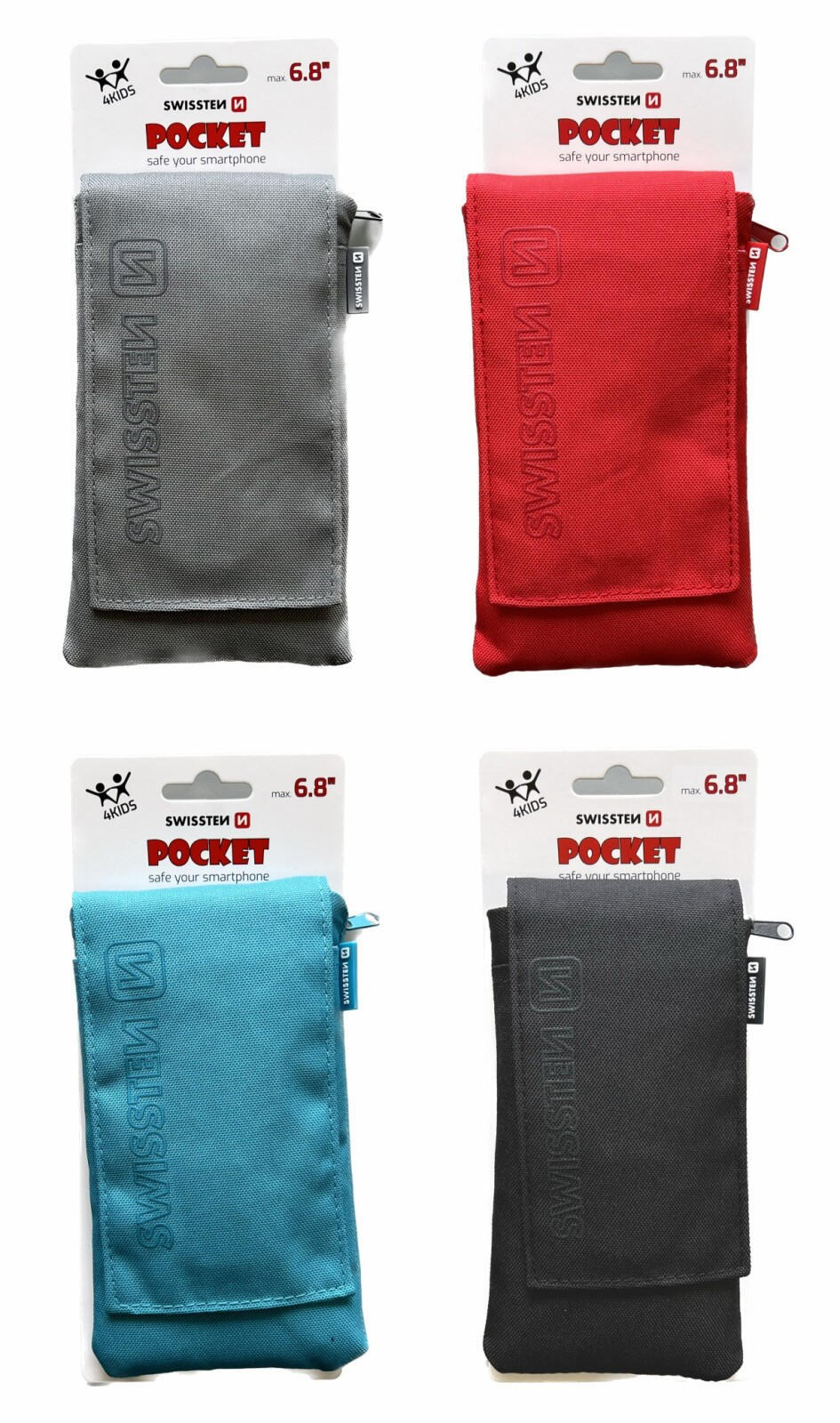Bolsa Swissten Pocket 6.8" cinzento 5/5
