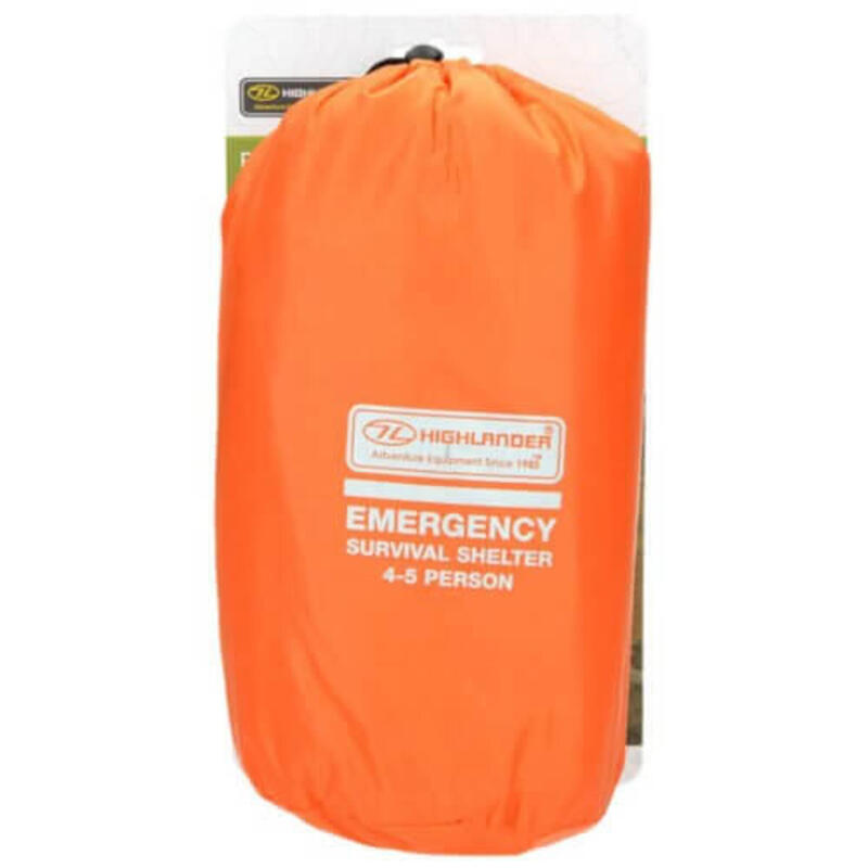 Noodtent Emergency Survival Shelter 4-5 persoons - Oranje