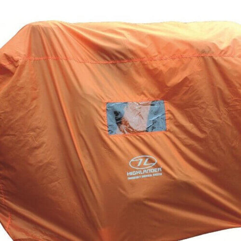 Tente d'urgence Abri de survie 4-5 personnes - Orange