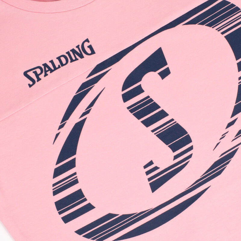 Camiseta para mujer Spalding Baloncesto Fast Tee ROSA