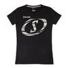 Basketbal Fast Tee Vrouwen T-Shirt ZWART