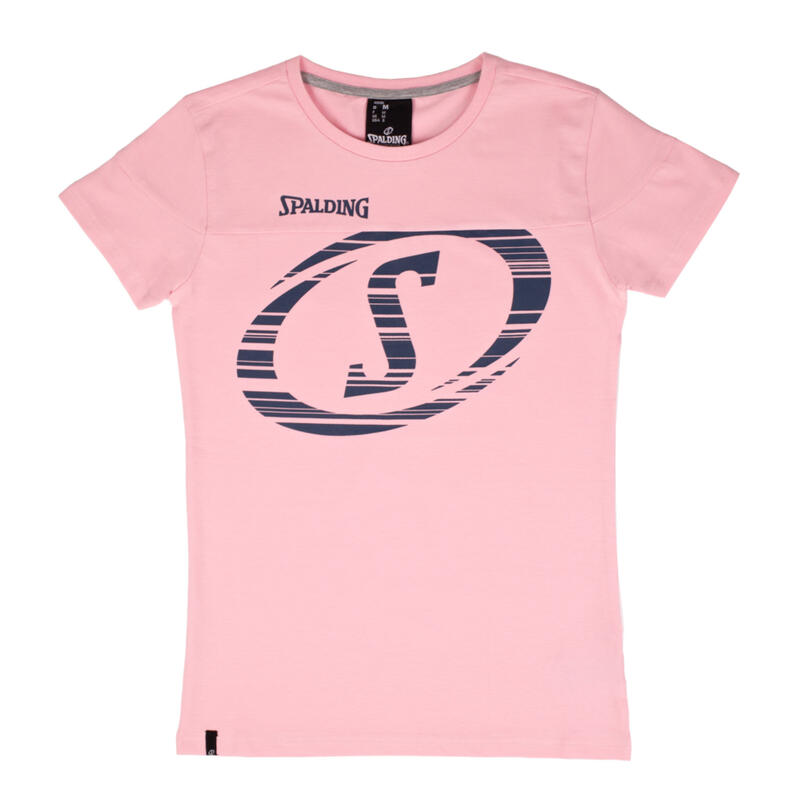 Camiseta para mujer Spalding Baloncesto Fast Tee ROSA