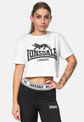 Lonsdale dames t-shirt cropped gutch common