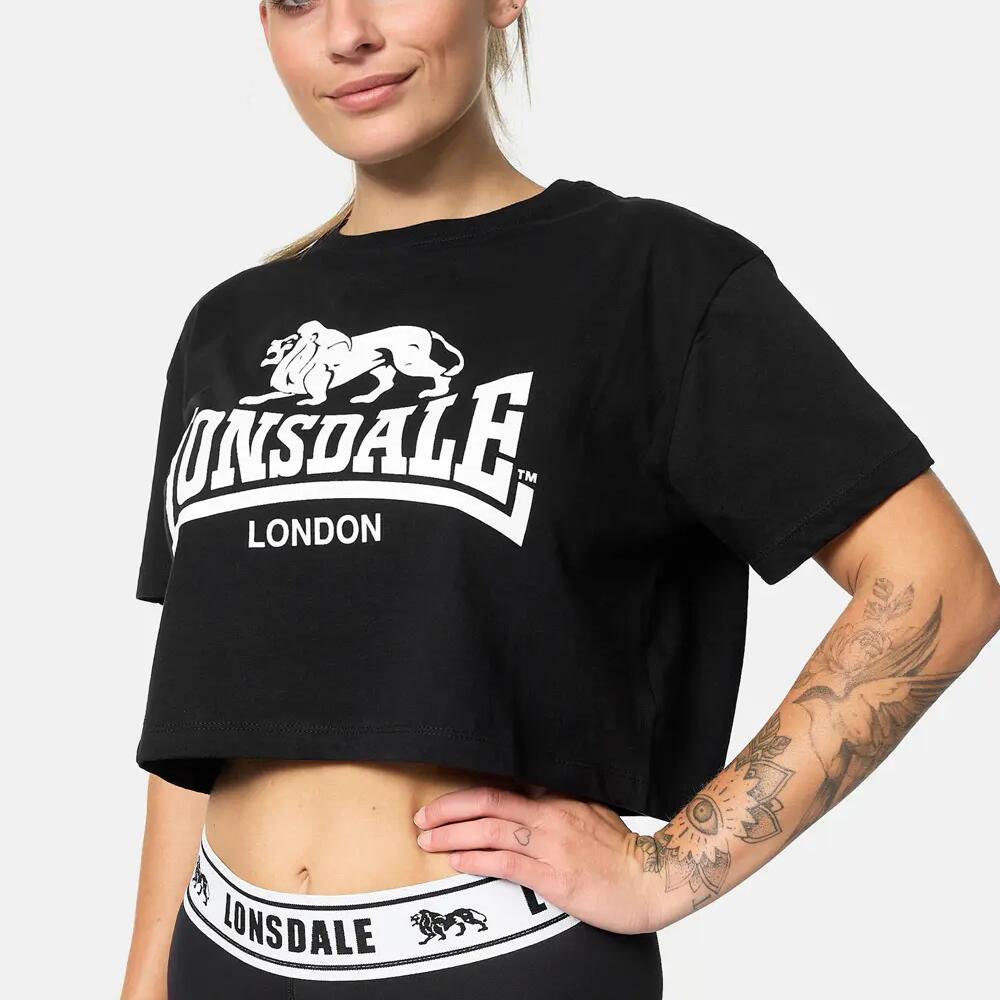 Women's cropped T-shirt Lonsdale Gutch Common