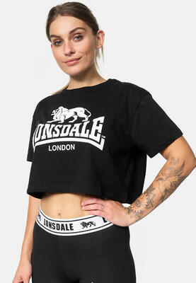 Lonsdale dames t-shirt cropped gutch common