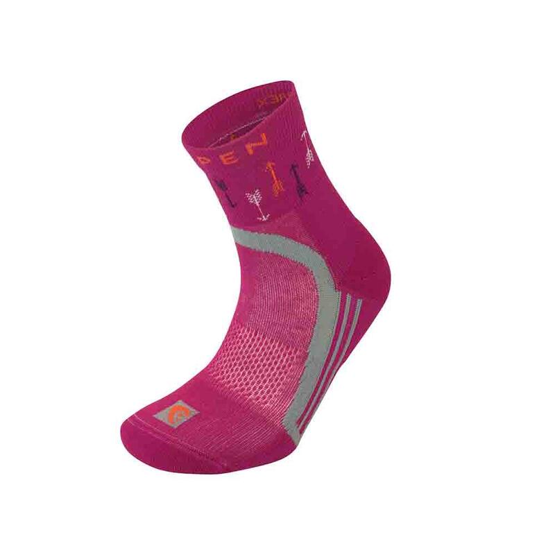 T3 Women Padded ECO Running Socks - Berry