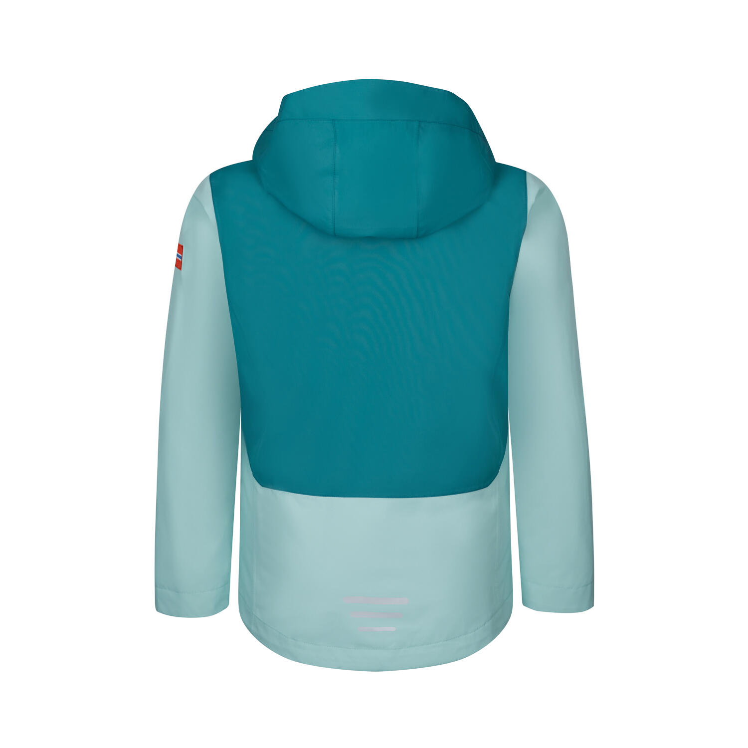 Giacca PREIKESTOLEN 3 in 1 da bambina verde acqua/blu acqua/miele