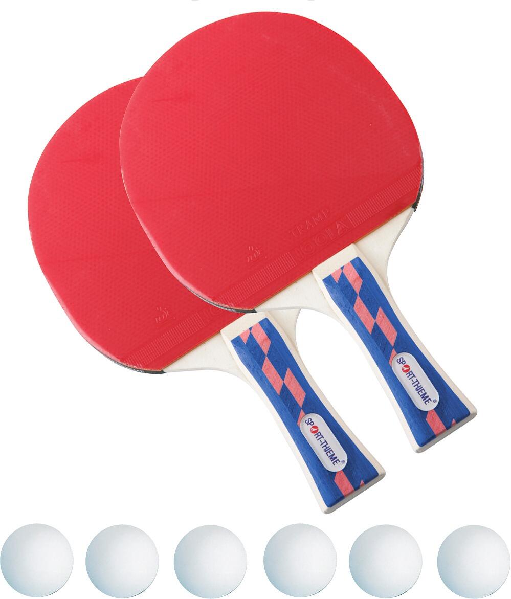 Tischtennisschläger-Set Champion Bälle Weiß Tischtennis Unisex Weiß 2/2