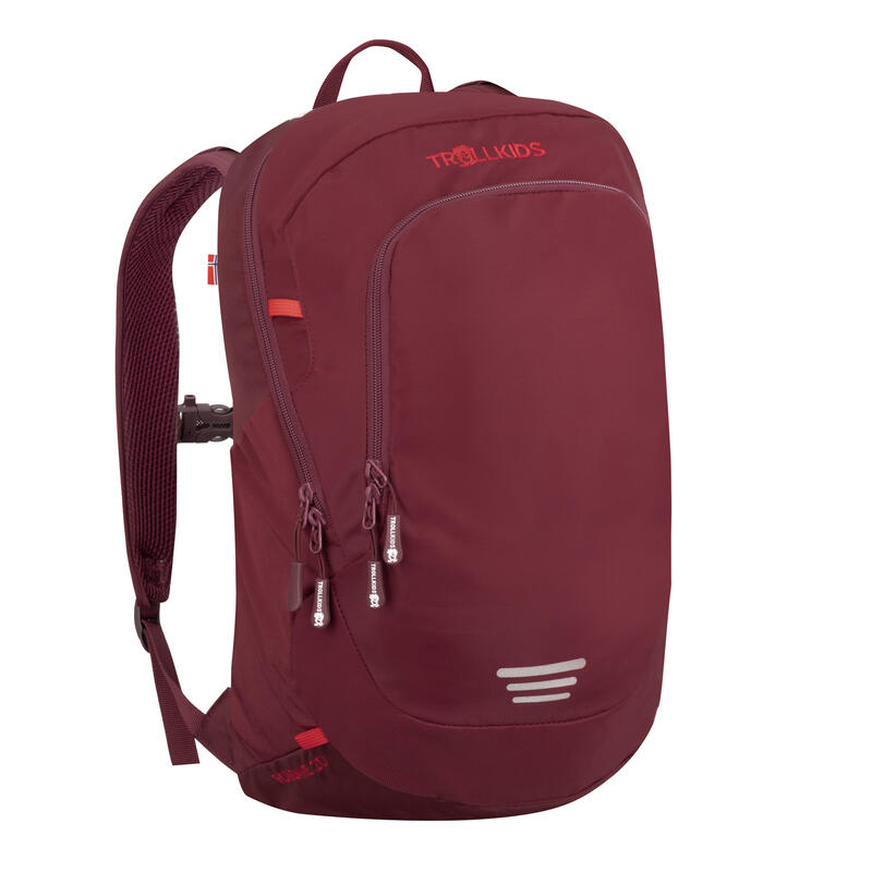 sac à dos enfant polyvalent déperlant RONDANE rouge bordeaux