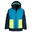 Veste de ski pour enfants RAULAND Bleu vif/bleu nuit/vert lime clair