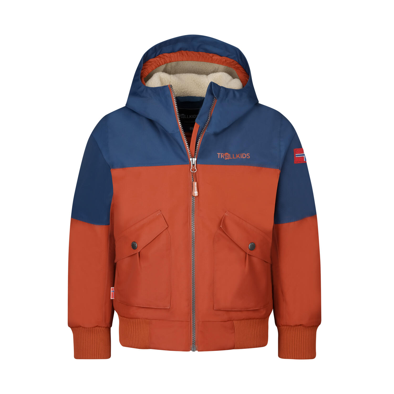 veste imperméable et respirante pour enfants GRIMSTAD Mystik bleu 1/3