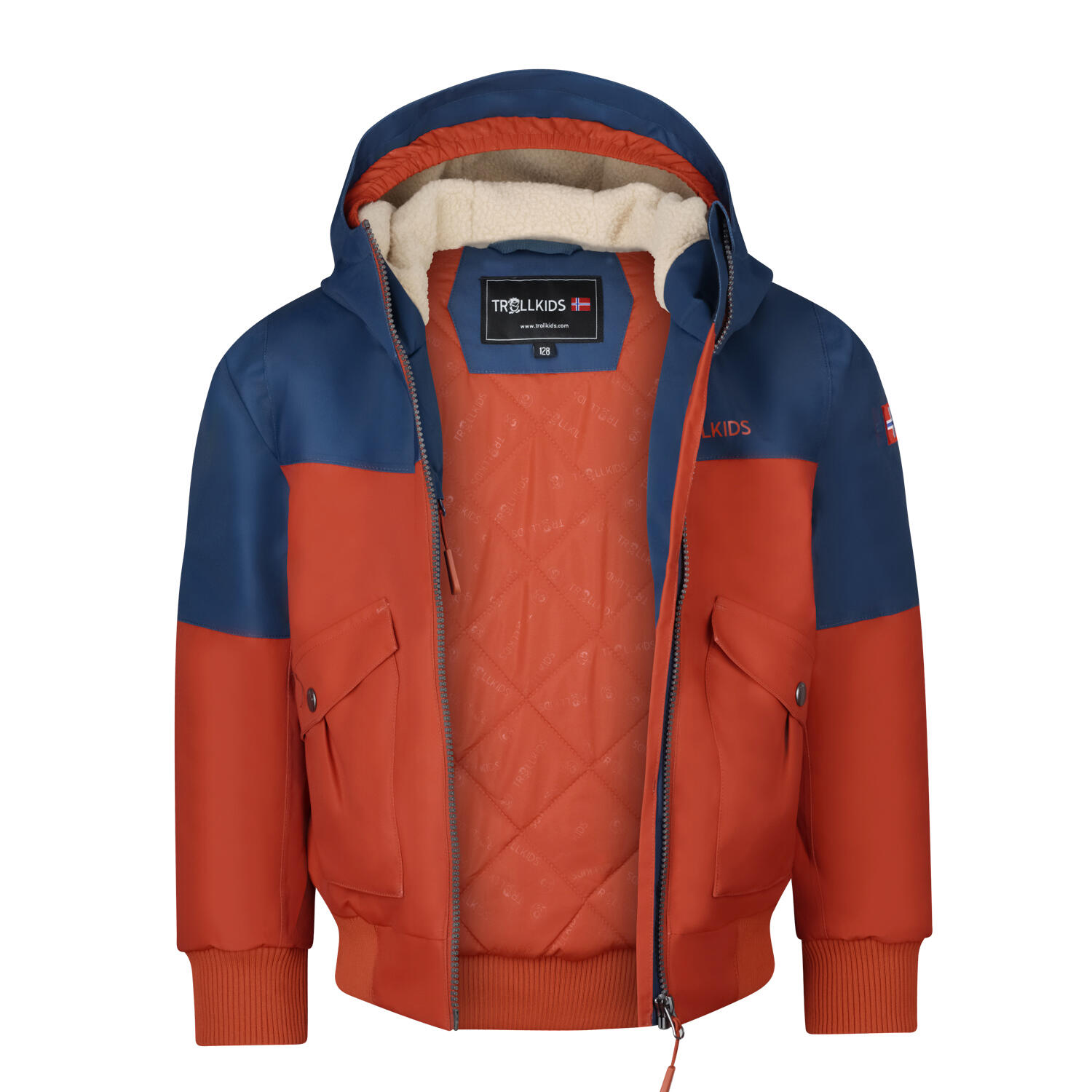 veste imperméable et respirante pour enfants GRIMSTAD Mystik bleu 3/3