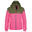 Mädchen Skijacke Hallingdal Dunkle Olive/Hellmagenta/Marine