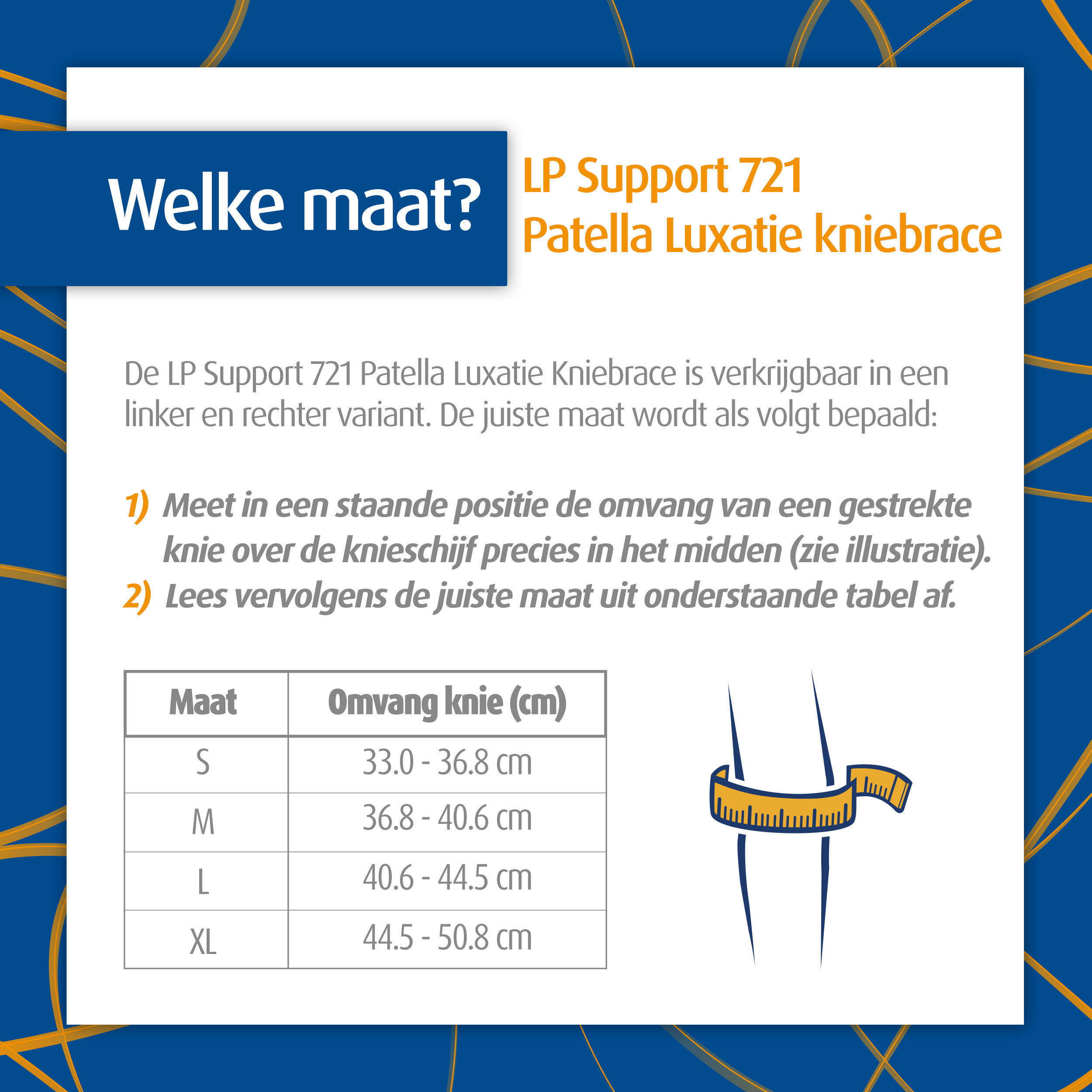 LP Support Patella Luxatie Kniebrace 721 5/5