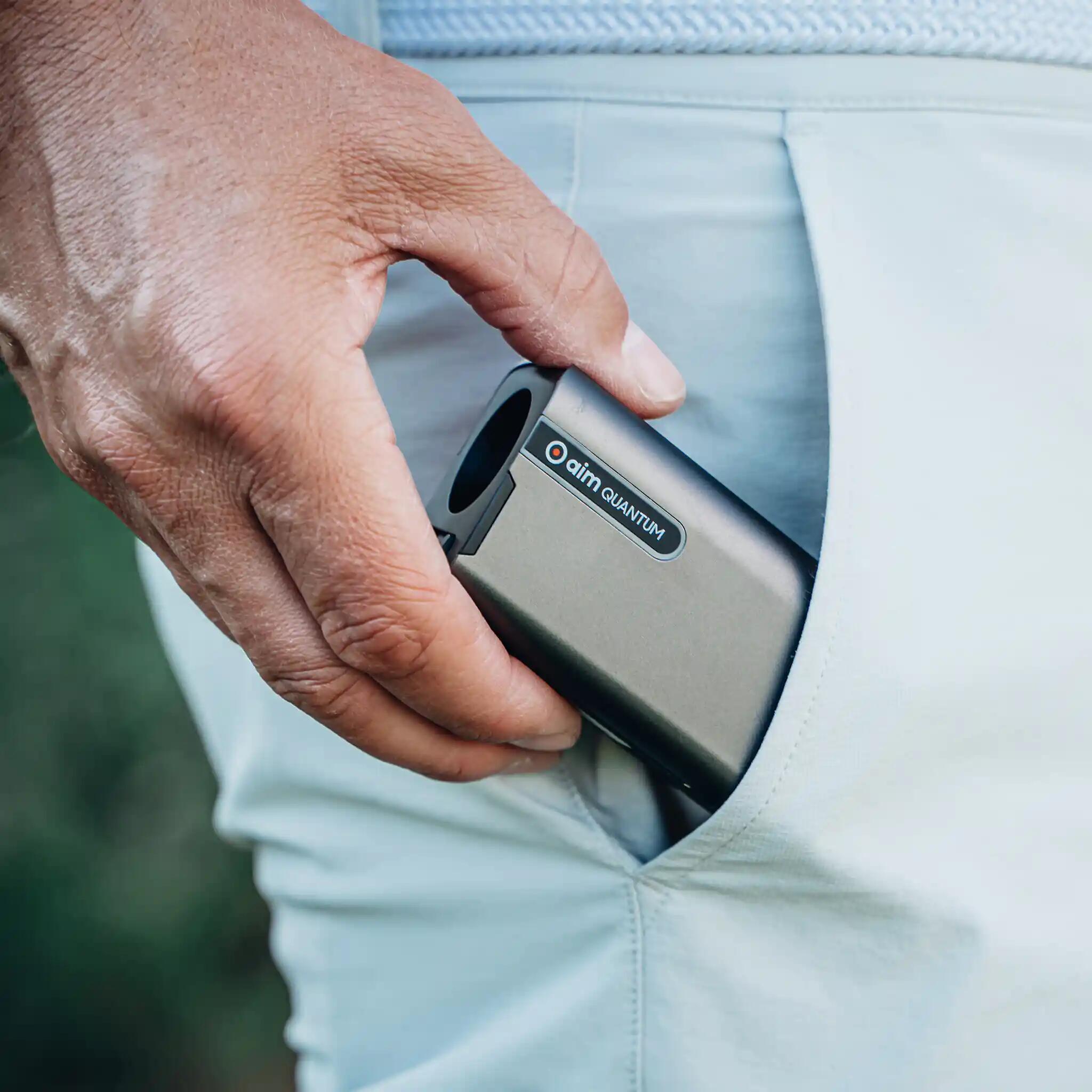 GOLFBUDDY AIM QUANTUM Premium Taschen-Entfernungsmesser 5/7