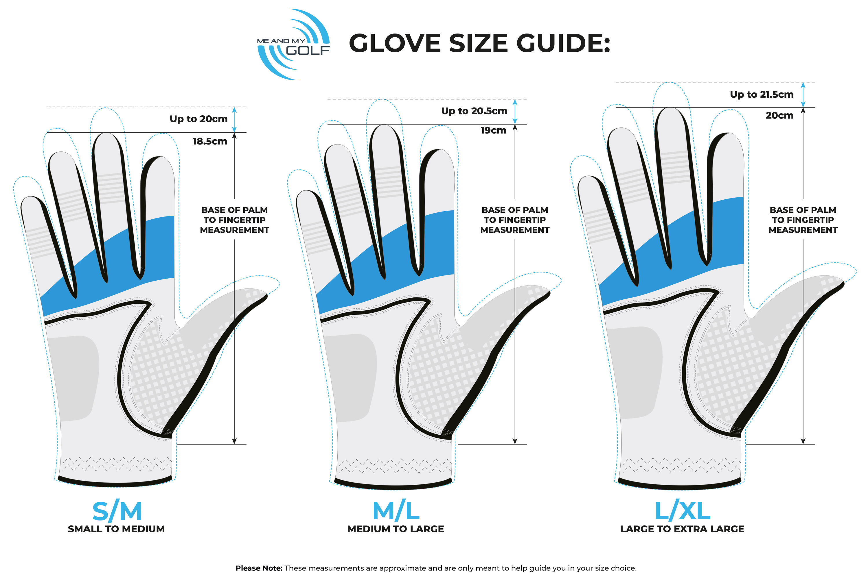 Gant de golf True Grip 6/7