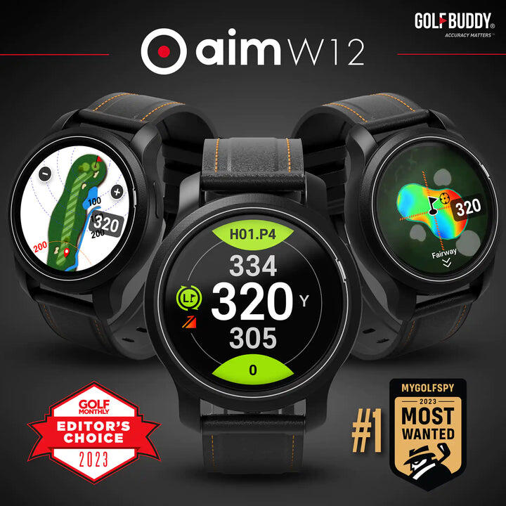 GOLFBUDDY Aim W12 Smart Golf GPS Watch 2/7