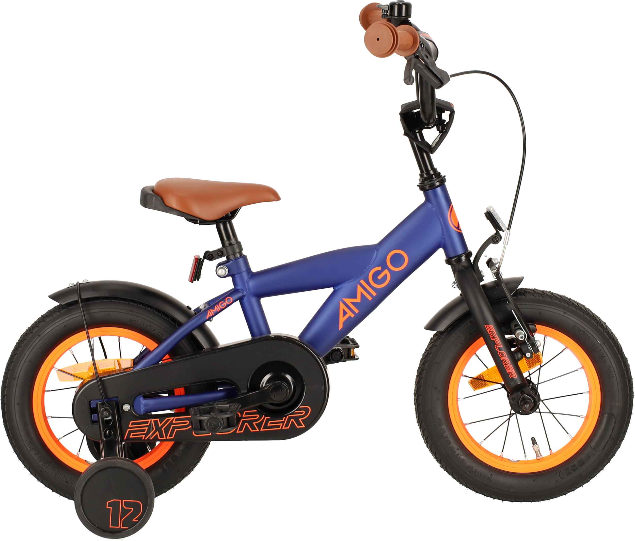 AMIGO AMIGO Kinderfahrräder Jungen Explorer 12 Zoll 20 cm Jungen Rücktrittbremse