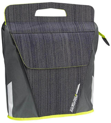 Satteltasche SHOPPER FAHRRADTASCHE Einkaufstasche Beutel mit Gepäckträgerhalter