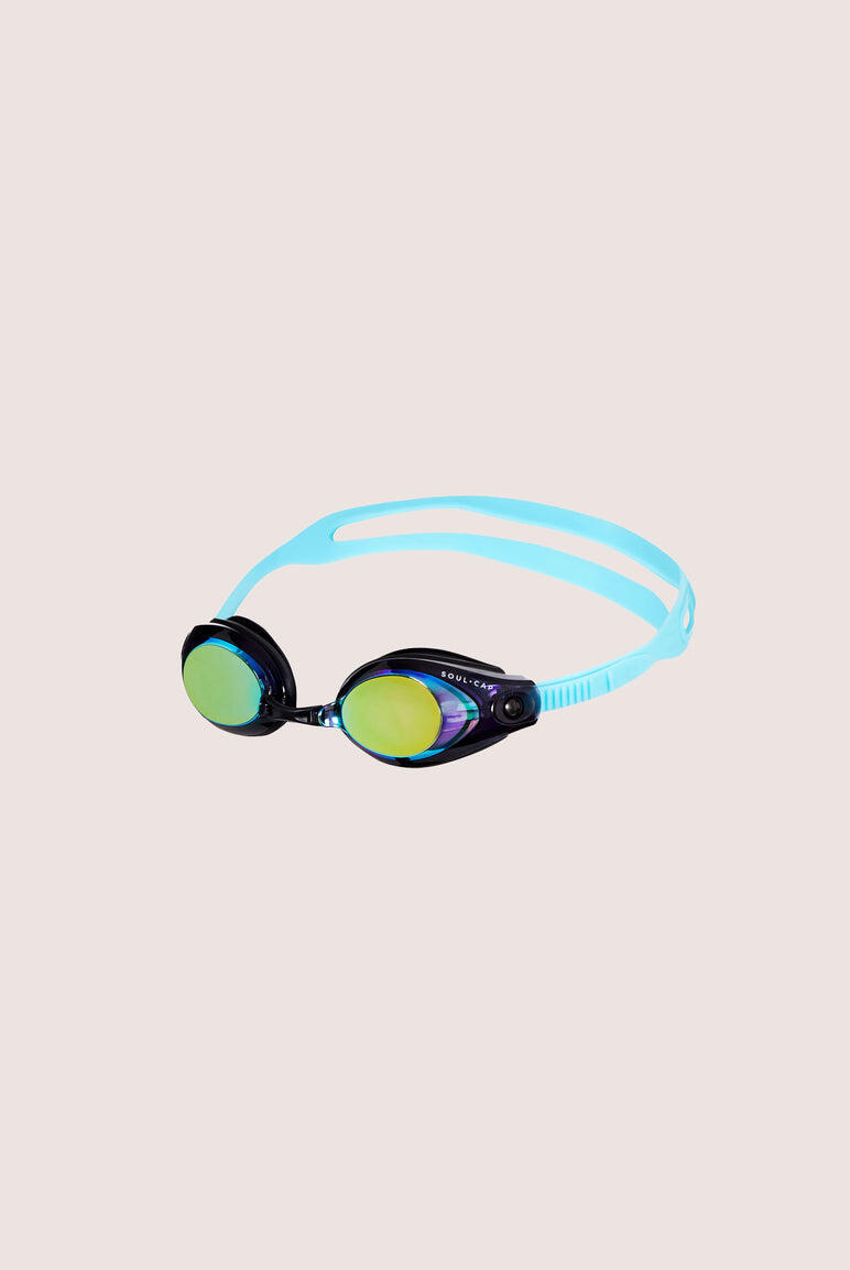 Junior HAJOS Mirror Goggles - Turquoise 2/6