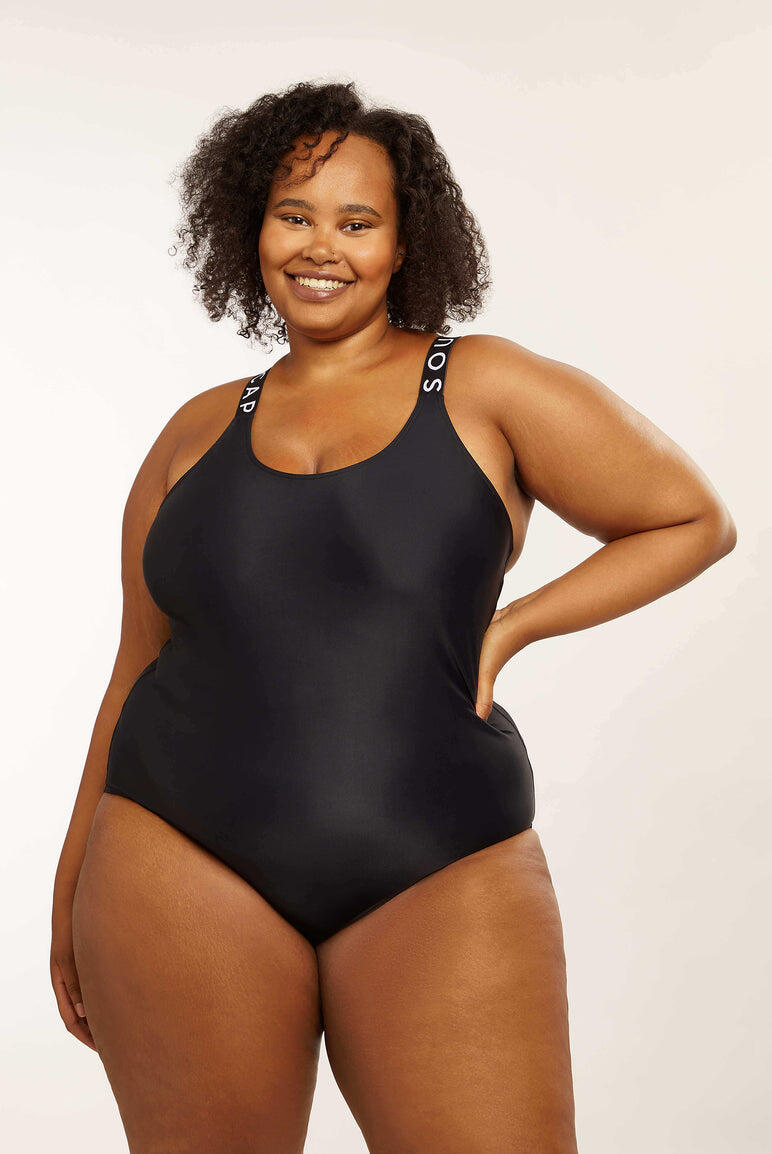 Women's One-Piece Cross Back Swimsuit 4/6