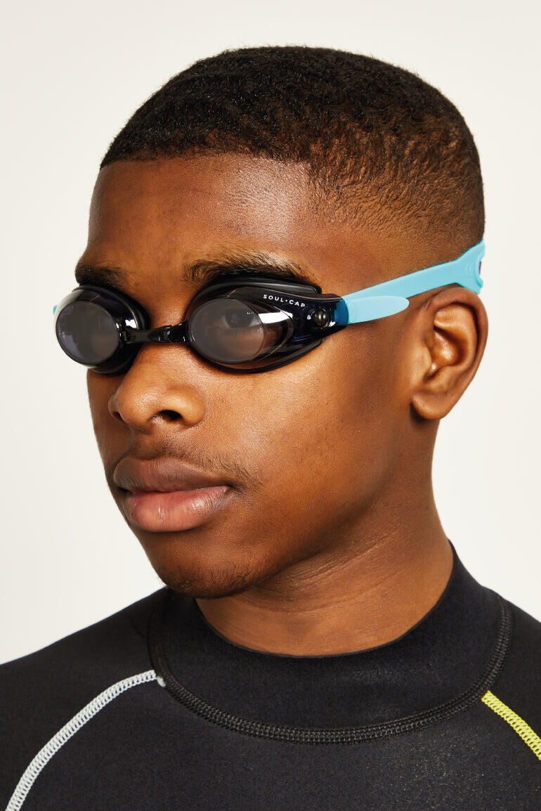 SOUL CAP Junior HAJOS Dark Goggles - Turquoise